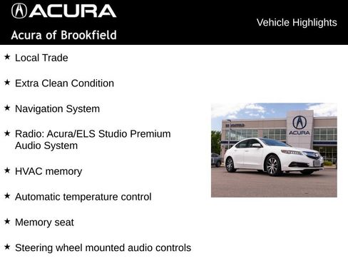 Used 2015 Acura TLX w/ Technology Package FWD image 4