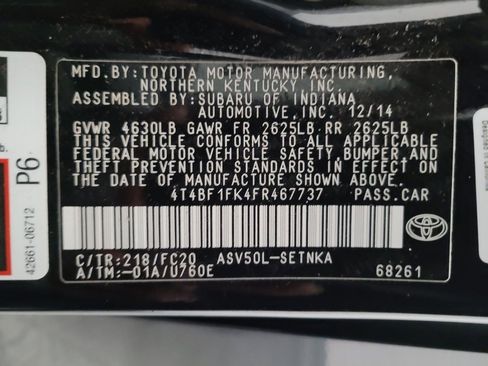 Used 2015 Toyota Camry LE image 33