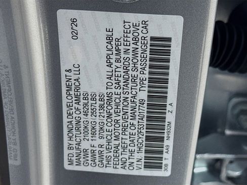 New 2026 Honda Accord Sport image 41