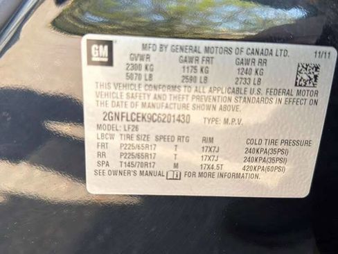 Used 2012 Chevrolet Equinox LS w/ LPO, Protection Package image 32