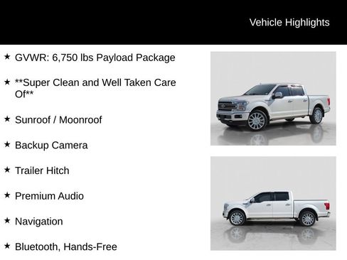 Used 2019 Ford F150 Limited AWD/4WD image 6