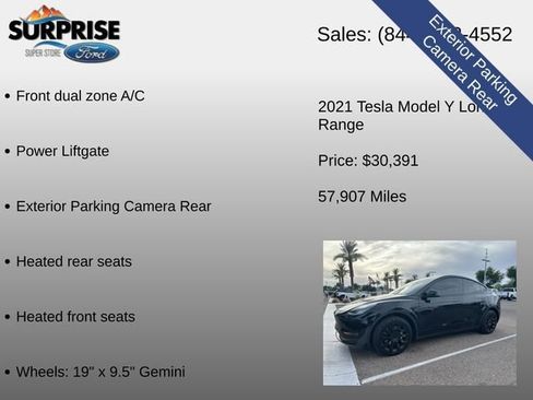 Used 2021 Tesla Model Y Long Range AWD/4WD image 14