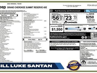 Used 2023 Jeep Grand Cherokee Summit AWD/4WD video 1