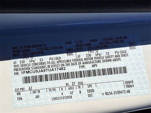 New 2026 Ford Escape Platinum w/ Premium Technology Package image 18