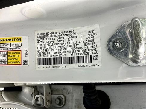 Used 2023 Honda Civic Sport image 16