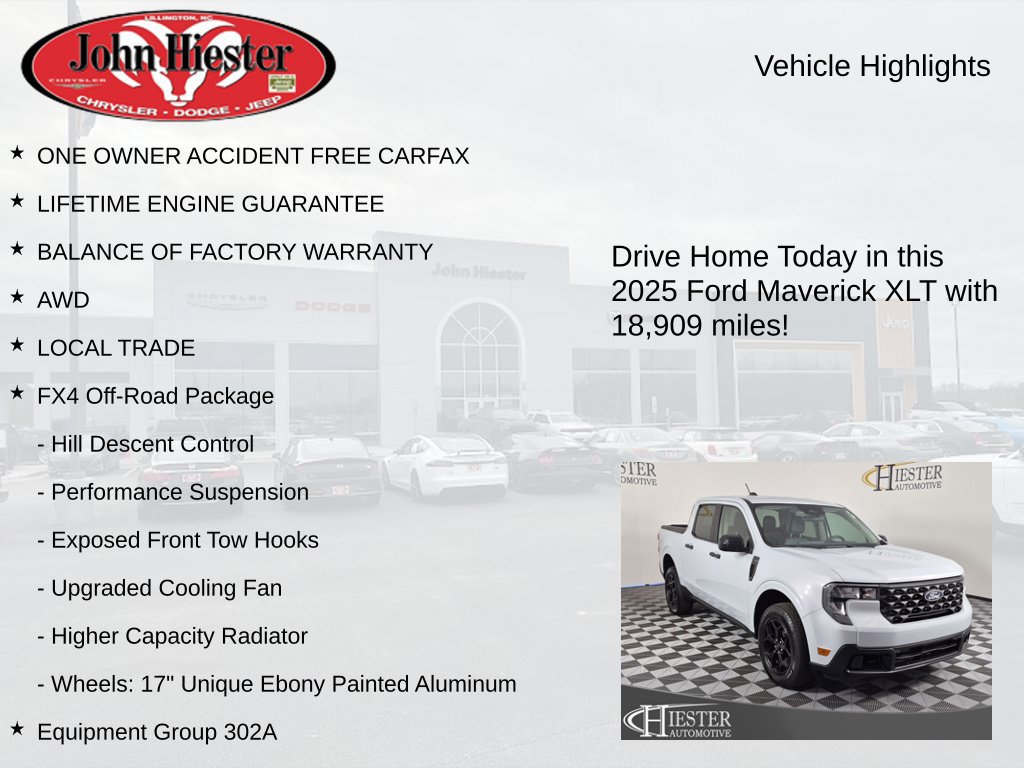Used 2025 Ford Maverick XLT w/ XLT Luxury Package AWD/4WD image 5