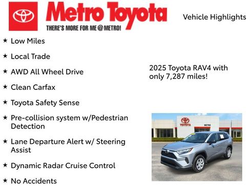Used 2025 Toyota RAV4 LE AWD/4WD image 7
