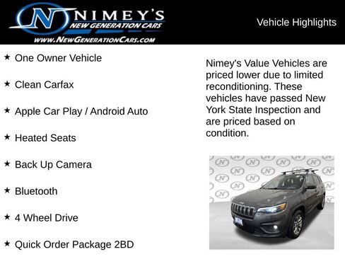 Used 2019 Jeep Cherokee Latitude Plus w/ Cold Weather Group AWD/4WD image 5