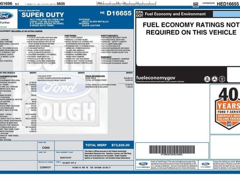 Used 2017 Ford F350 Lariat w/ Lariat Ultimate Package image 7