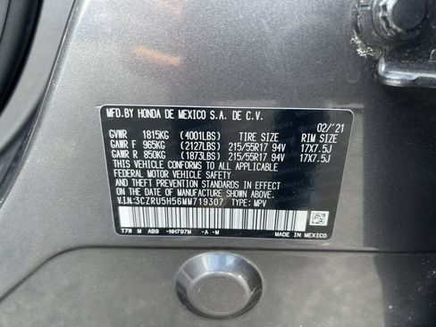 Used 2021 Honda HR-V EX image 10