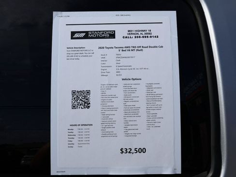 Used 2020 Toyota Tacoma SR5 w/ Technology Package AWD/4WD image 14