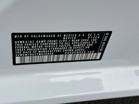New 2026 Volkswagen Jetta S FWD image 22