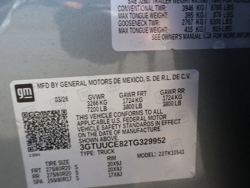 New 2026 GMC Sierra 1500 Elevation w/ Elevation Premium Package AWD/4WD image 25
