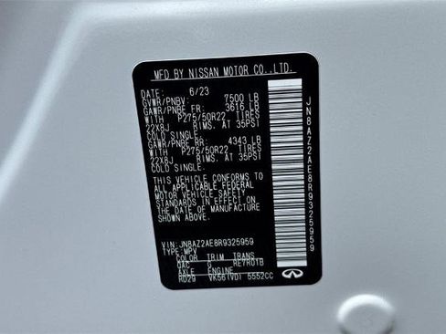 Certified 2024 INFINITI QX80 Premium Select w/ Cargo Package image 28