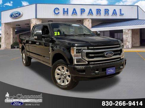 Used 2021 Ford F250 Platinum w/ FX4 Off-Road Package AWD/4WD image 1