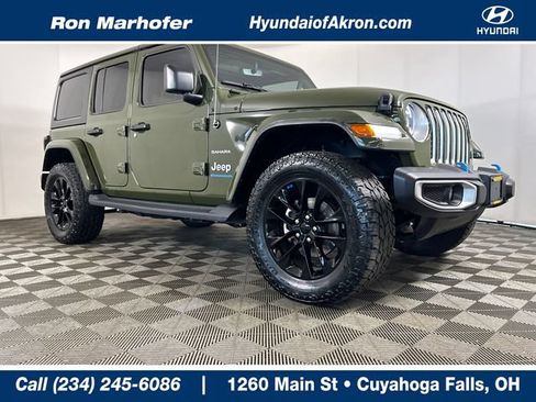 Used 2023 Jeep Wrangler Unlimited Sahara w/ Cold Weather Group AWD/4WD image 1