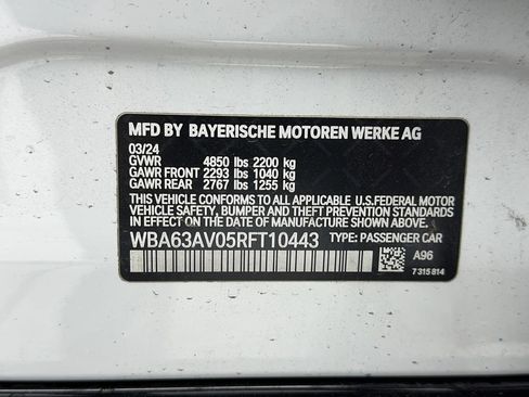 Used 2024 BMW 430i Gran Coupe w/ Premium Package RWD image 54
