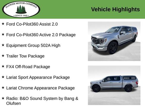 Used 2021 Ford F150 Lariat w/ Equipment Group 502A High AWD/4WD image 4