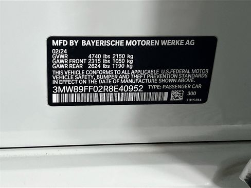 Certified 2024 BMW 330i xDrive Sedan w/ Premium Package AWD/4WD image 30
