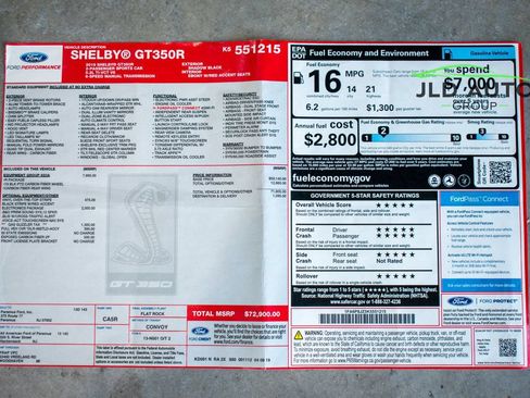 Used 2019 Ford Mustang Shelby GT350R w/ GT350R Equipment Group 920A RWD image 49