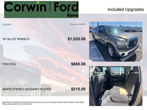 Used 2011 Toyota Tundra 4x4 CrewMax w/ Tow Pkg image 7