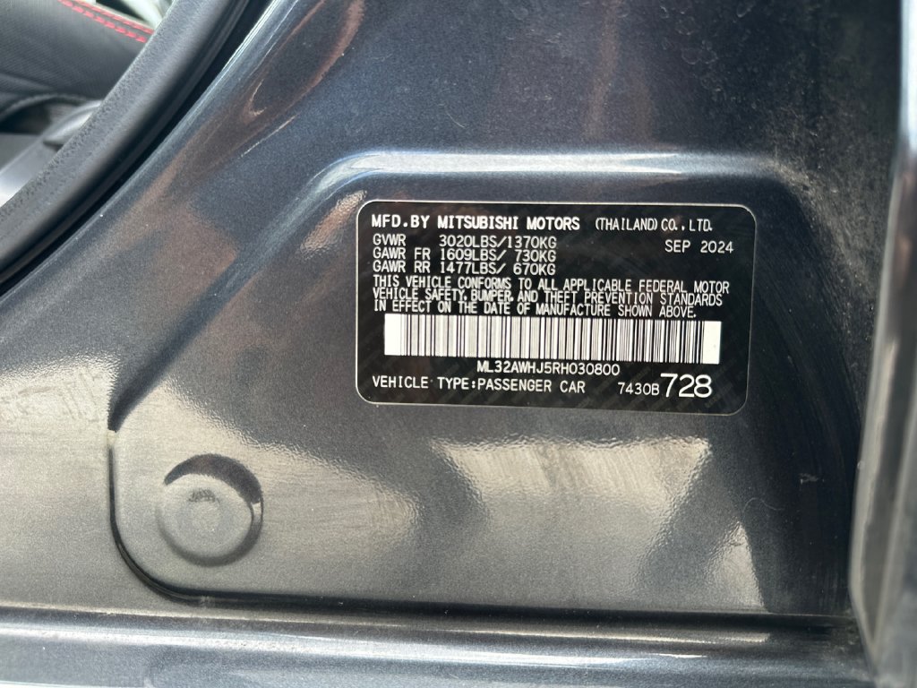 Used 2024 Mitsubishi Mirage Black Edition FWD image 25
