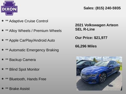 Used 2021 Volkswagen Arteon SEL AWD/4WD image 4