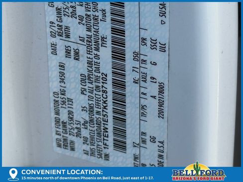 Used 2019 Ford F150 XL w/ Equipment Group 101A Mid image 17