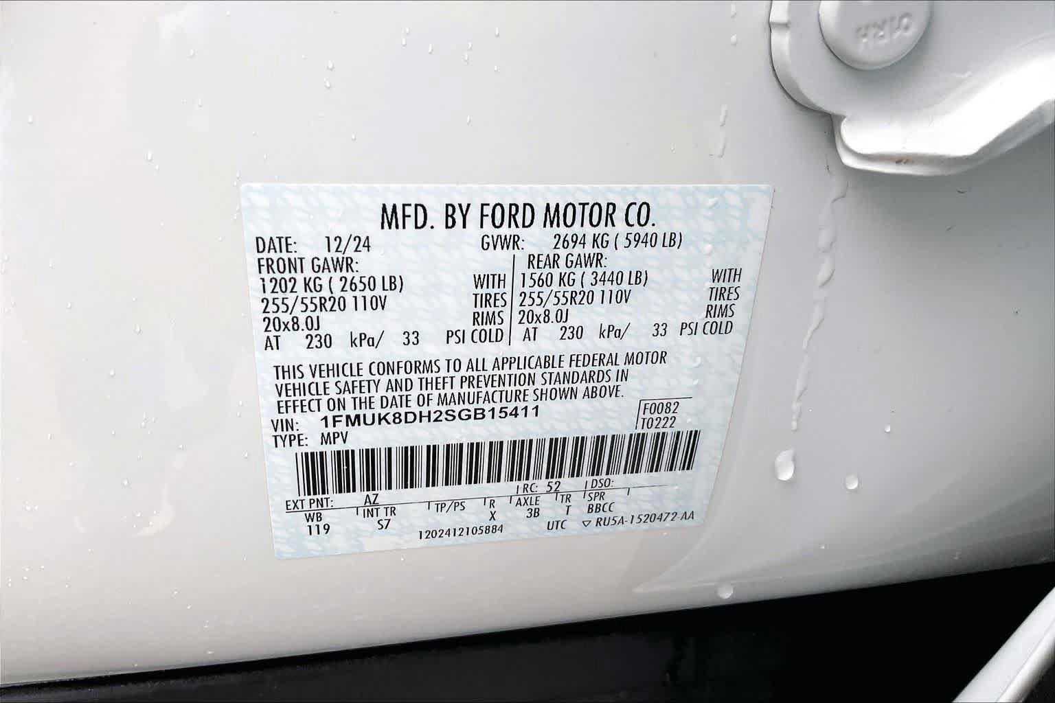 Used 2025 Ford Explorer Active w/ Active Comfort Package AWD/4WD image 34