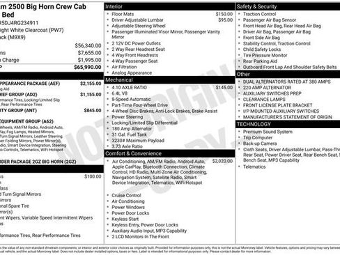 Used 2024 RAM 2500 Big Horn w/ Sport Appearance Package AWD/4WD image 6