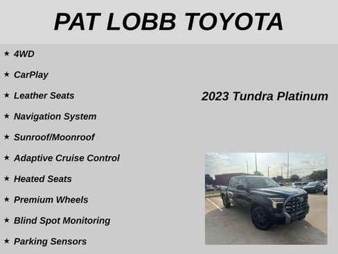 Used 2023 Toyota Tundra Platinum AWD/4WD image 13
