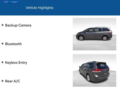 Used 2014 Toyota Sienna LE AWD/4WD image 2