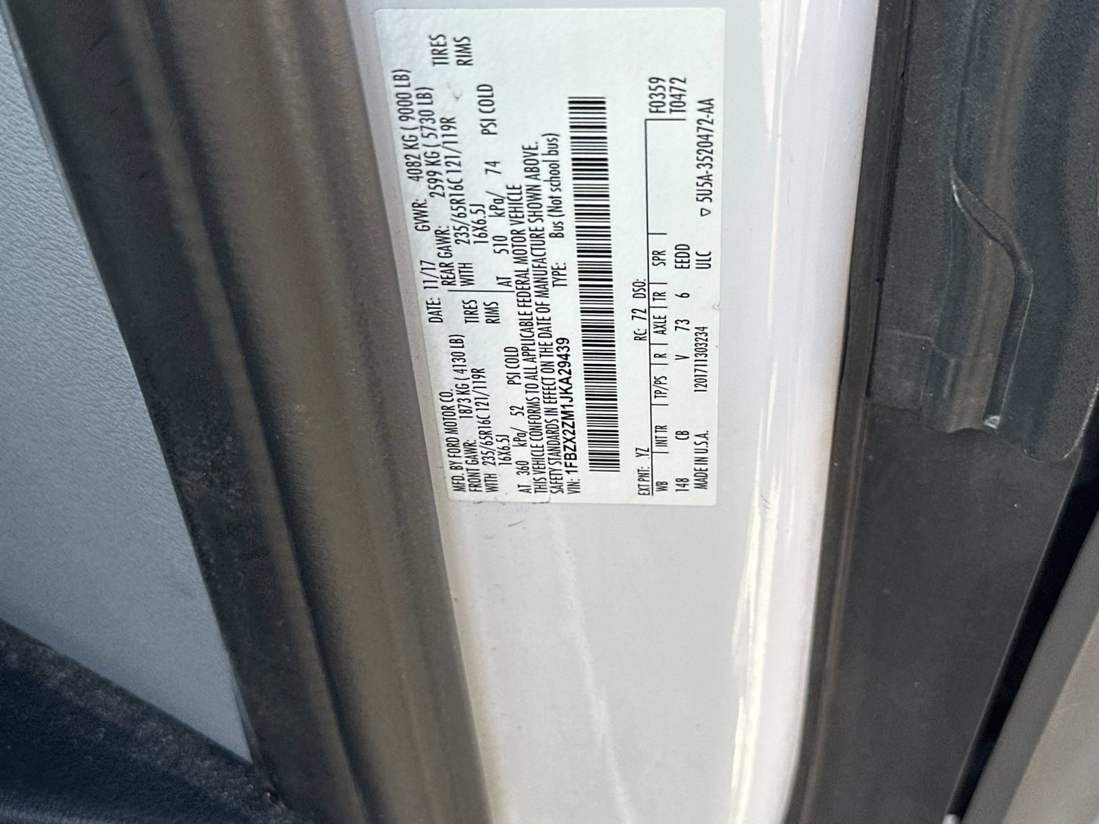 Used 2018 Ford Transit 350 XLT RWD image 32
