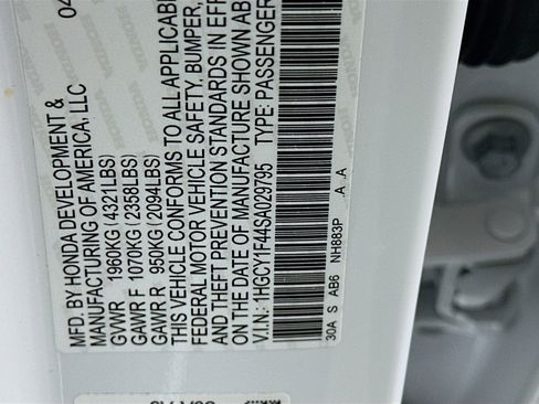 Used 2025 Honda Accord SE image 12