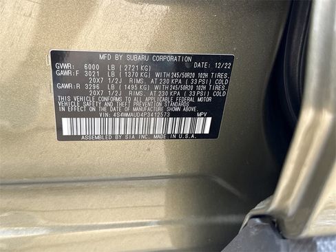 Certified 2023 Subaru Ascent Limited w/ Technology Package image 41