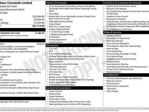 Certified 2025 Subaru Crosstrek 2.5i Limited w/ Popular Package #3A AWD/4WD image 13