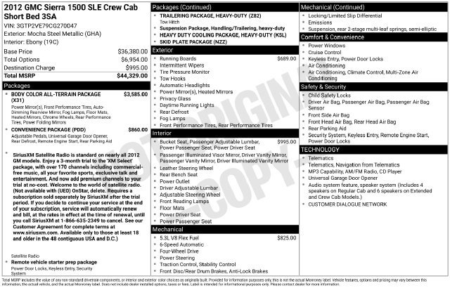 Used 2012 GMC Sierra 1500 SLE AWD/4WD image 33