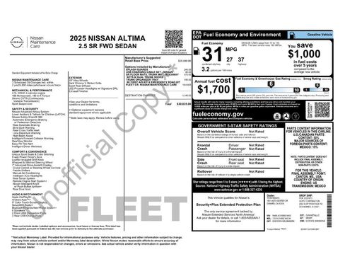 Used 2025 Nissan Altima 2.5 SR FWD image 3