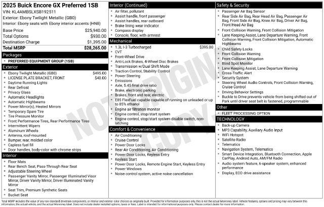Used 2025 Buick Encore GX Preferred FWD image 4