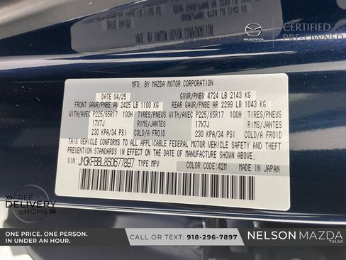 Used 2025 MAZDA CX-5 AWD 2.5 S w/ Select Package image 51