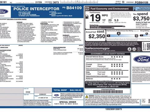 Used 2023 Ford Explorer 4WD Police Interceptor w/ Ultimate Wiring Package image 15