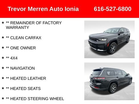 Used 2023 Jeep Grand Cherokee L Limited w/ Trailer Tow Group (B) image 8