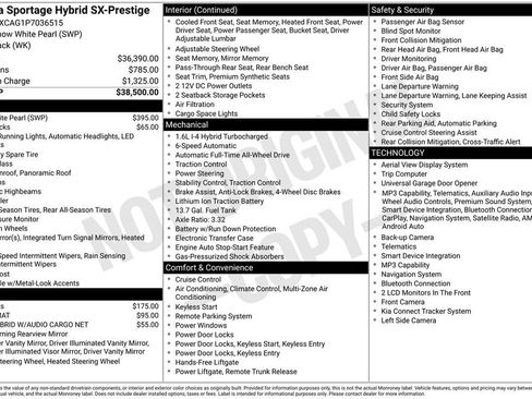 Certified 2023 Kia Sportage SX Prestige AWD/4WD image 9