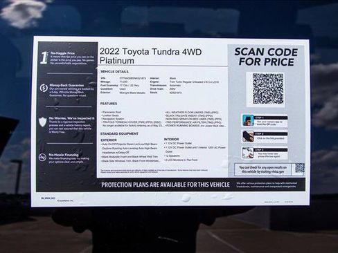 Used 2022 Toyota Tundra Platinum w/ Advanced Package AWD/4WD image 29