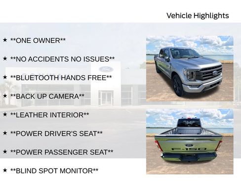 Used 2023 Ford F150 Lariat w/ Equipment Group 502A High AWD/4WD image 6