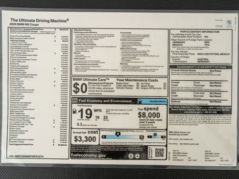 Used 2026 BMW M2 w/ M Driver's Package RWD image 23