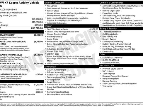 Used 2019 BMW X7 xDrive40i w/ Premium Package image 6