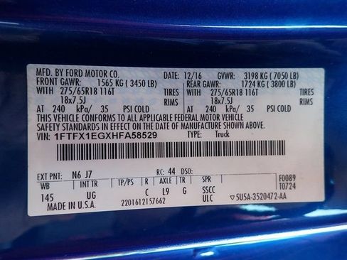 Used 2017 Ford F150 XLT w/ Equipment Group 302A Luxury AWD/4WD image 14