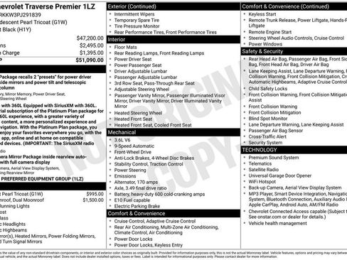 Used 2023 Chevrolet Traverse Premier FWD image 39
