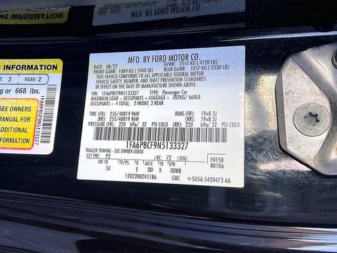 Used 2022 Ford Mustang GT Premium w/ Equipment Group 401A image 20